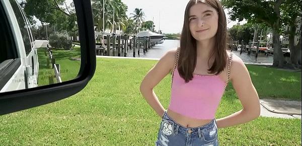  Shy teen gets invited to join a bunch of guys in a van..